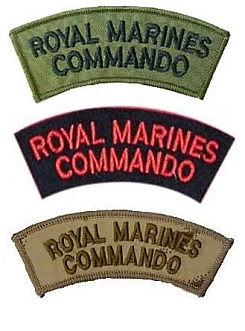 Нашивки «дуги» Royal Marines