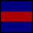 Нашивка британской гвардейской дивизии: красная и синие полосы