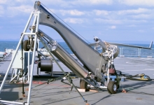 Пусковая пневматическая катапульта готова к запуску аппарата "СканИгл"