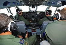 Члены экипажа VC10 во время последнего полета