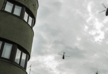 Последний воздушный патруль "Рысей" в небе над Гютерсло (Германия)