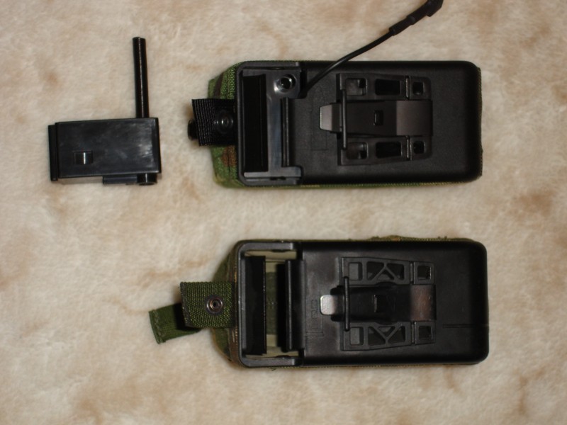 Вид сверху. MAG (вверху) и реальный боевой короб (внизу) Вид сверху. MAG (слева) и реальный боевой короб (справа)