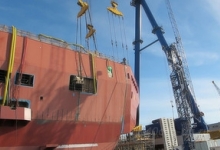 Монтаж взлетно-посадочной палубы авианосца «Королева Елизавета» завершён