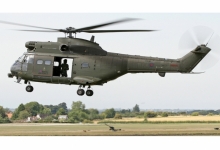Взлет вертолета "Puma Mk2" (база Бенсон)